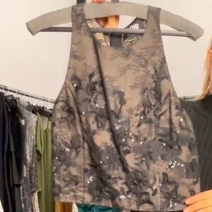 SACHIN & BABI Cropped Lace Top